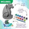 image:imageMindWare Paint Your Own Stone Dragon Outdoor Garden Fantasy Decor DIY Craft Kit for Ages 8