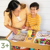 image:imageMindWare Sensory Sprouts Sensory Table Sturdy Wooden Activity Table with 3 Sensory Bins Cups and Hooks for Tactile Play Indoor or Outdoor Use for Kids Ages 3 Sensory Play Gift for Kids