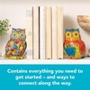 image:imageMindWare Two Creative Friendship Owls Stone Dcor Painting Craft Kit for Two  Ideal Kids Arts amp Crafts Kit for Ages 8 amp Up  Learn How to Paint