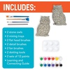 image:imageMindWare Two Creative Friendship Owls Stone Dcor Painting Craft Kit for Two  Ideal Kids Arts amp Crafts Kit for Ages 8 amp Up  Learn How to Paint