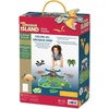 image:imagePeaceable Kingdom Jumbo Dinosaur Floor Puzzle 48 Pieces  Large Jigsaw Puzzle Gift for Toddlers and Kids Ages 5  Shiny Dinosaur Island