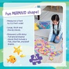 image:imagePeaceable Kingdom Jumbo Mermaid Floor Puzzle 41 Pieces  Large Jigsaw Puzzle Gift for Toddlers and Kids Ages 35  Shimmery Magical Mermaid