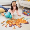 image:imagePeaceable Kingdom Jumbo Triceratops Floor Puzzle 52 Pieces  Large Jigsaw Puzzle Gift for Toddlers and Kids Ages 5  Shiny Triceratops