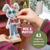 image:imagePeaceable Kingdom Magnetic Dress Up Cozy Critters Playset 56Piece Magnetic Dress Up Set with Bunny amp Kitty Dolls Wardrobe Case with Clothing Rod amp Hangers Pretend Play Toy for Kids Ages 3