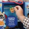 image:imagePeaceable Kingdom Magnetic Dress Up Playful Pretend Playset Magnetic DressUp Dolls with Wardrobe Case 50 Piece ScreenFree Toy for Kids Ages 3
