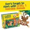 image:imagePeaceable Kingdom Play amp Grow Puzzles Animal Adventures Level 2  Progressive Toddler Puzzles for Ages 2 9 to 20 Pieces
