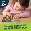 image:imagePeaceable Kingdom Play amp Grow Puzzles Animal Adventures Level 2  Progressive Toddler Puzzles for Ages 2 9 to 20 Pieces