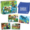 image:imagePeaceable Kingdom Play amp Grow Puzzles Animal Adventures Level 2  Progressive Toddler Puzzles for Ages 2 9 to 20 Pieces