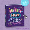 image:imagePeaceable Kingdom Secrets Dreams and Wishes Glow in the Dark 625 Lock and Key Lined Page Diary for Kids