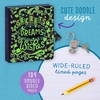image:imagePeaceable Kingdom Secrets Dreams and Wishes Glow in the Dark 625 Lock and Key Lined Page Diary for Kids