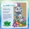 image:imagePeaceable Kingdom Shimmery Bunny Shaped 41 Piece Floor Puzzle 3 feet x 2 feet  Great Easter Basket Stuffers and Easter Gifts for 3 Year Olds 4 Year Olds amp Up
