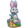 image:imagePeaceable Kingdom Shimmery Bunny Shaped 41 Piece Floor Puzzle 3 feet x 2 feet  Great Easter Basket Stuffers and Easter Gifts for 3 Year Olds 4 Year Olds amp Up