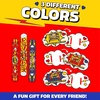 image:imagePeaceable Kingdom Valentines Cards for Kids Classroom Set of 28 Valentines Day Gifts  Kid Power Slap Bracelets