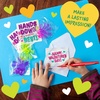 image:imagePeaceable Kingdom Valentines Cards for Kids Classroom Set of 28 Valentines Day Gifts  Sticky Hands