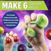 image:imageSquishy Ball Making Kit amp DIY Stress Ball Science Lab by MindWare  Handson experiments kids set up and run themselves Includes 6 stirring sticks and 6 balloons Ages 8