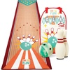 image:imageMindWare Oh So Fun Deluxe Bowling Pins Ball amp Rug Set  Safe amp Fun Foam Bowling Set for Kids Ages 3 amp Up