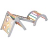 image:imageMindWare Oh So Fun Deluxe Wooden Montessori Toddler Climbing Set with Pikler Triangle Ramp Slide Arch amp Bean Bag Toss