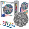 image:imageMindWare Paint Your Own Stepping Stone Dragonfly  Paint Your Own Stepping Stones for Kids Craft Kit Includes Paint Brushes and Instructions