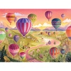image:imagePeaceable Kingdom Hot Air Ballon Pass Along Puzzle 500 Pieces with Log on Box  Large Jigsaw Puzzle Gift for Kids amp Teens Ages 8  Hot Air Balloons