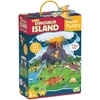 image:imagePeaceable Kingdom Jumbo Dinosaur Floor Puzzle 48 Pieces  Large Jigsaw Puzzle Gift for Toddlers and Kids Ages 5  Shiny Dinosaur Island