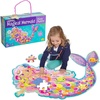 image:imagePeaceable Kingdom Jumbo Mermaid Floor Puzzle 41 Pieces  Large Jigsaw Puzzle Gift for Toddlers and Kids Ages 35  Shimmery Magical Mermaid