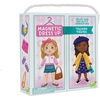image:imagePeaceable Kingdom Magnetic Dress Up Fashion Friends Playset  Magnetic Dress Up Fashion Friends Playset Includes 10 magnetic hangers and 1 wardrobe case holder with clothing rod