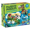 image:imagePeaceable Kingdom Play amp Grow Puzzles Animal Adventures Level 2  Progressive Toddler Puzzles for Ages 2 9 to 20 Pieces