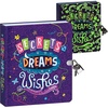 image:imagePeaceable Kingdom Secrets Dreams and Wishes Glow in the Dark 625 Lock and Key Lined Page Diary for Kids