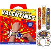 image:imagePeaceable Kingdom Valentines Cards for Kids Classroom Set of 28 Valentines Day Gifts  Kid Power Slap Bracelets
