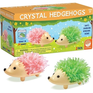 image:imageMindWare Crystal Growing Kits Hedgehogs Bright Colors Set of 2  Cute DIY Crystal Growing Kits for Kids amp Teens  Funky mini Science Experiment in an 9pc kit  Crystals Grow in 24 Hours
