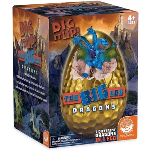 image:imageMindWare Dig It Up Discoveries The Big Egg Dragons  Ages 4  Includes 7 Dragons in 1 Huge Egg