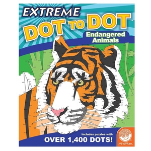 image:imageMindWare Extreme Dot to Dot Coloring Endangered Animals