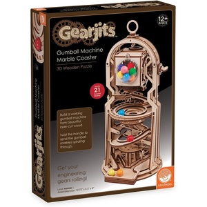 image:imageMindWare Gearjits Gumball Machine Marble Coaster  Wooden 3D Building Puzzle for Teens amp Adults  DIY STEM Building Toys for Kids  Fun for Adults Too  Ages 12 and Up