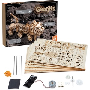 image:imageMindWare Gearjits SolarPowered Transport Rover  252pc Wooden 3D Building Puzzle for Teens amp Adults  DIY Construction Model  Fun for Parents Too  Great STEM Gifts for Ages 12
