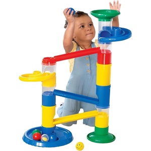 image:imageMindWare Junior Marble Run  My First Marble Run Set  Toddler Building Game  Marble Maze Toddler Building Toy Set with Oversized Marble Track Pieces and 5 Giant Marbles for Kids 12 Months and Up