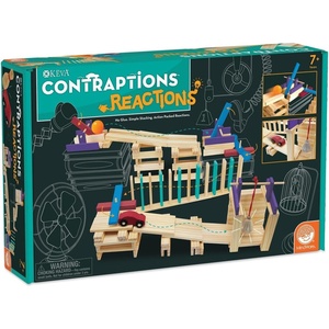 image:imageMindWare KEVA Contraptions Reactions Planks Building Toy  178 KEVA Building Planks 191 Piece Set  FreeForm Wood Building Set for Kids to Create Their Own Ball Maze  Ages 7 amp Up
