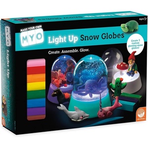 image:imageMindWare Make Your Own Light Up Snow Globes  DIY 39Piece Craft Activity for Kids amp Teens  Make Your Own Snow Globe that Lights Up  Complete Craft Makes a Great Handmade Gift for Moms  Ages 8 amp Up