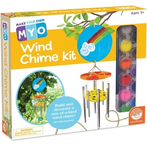 image:imageMindWare Make Your Own Wind Chime Craft Kit  Makes 1 Wind Chime Includes 13 Paint Colors 3 Brushes and Instructions