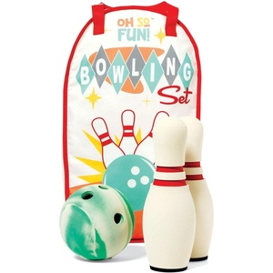 image:imageMindWare Oh So Fun Deluxe Bowling Set  Safe amp Fun Foam Bowling Set for Kids Ages 3 amp Up
