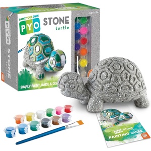 image:imageMindWare Paint Your Own Stone Decor Box Turtle  DIY Craft Kit for Kids Includes Weather Resistant Stone Paints and BrushesBox Turtle