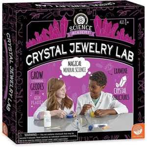 image:imageMindWare Science Academy Crystal Jewelry lab  Kids amp Teens Grow 1 Crystal Ring and 2 Necklaces with Our 18pc Set  Wild amp Weird Experiments for Boys amp Girls  Great Educational Gift