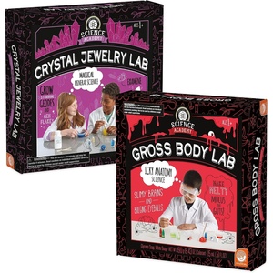 image:imageMindWare Science Academy Curious Kits Crystal and Gross Body Labs  Chemistry Kits for Kids