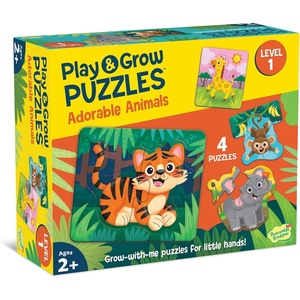 image:imagePeaceable Kingdom Play amp Grow Puzzles Level 1  A jigsaw puzzle that builds focus and patience Ages 2