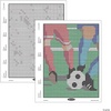 image:imageMindWare Color by Number Mystery Mosaics Book 1 Multi Color  Peelandplace sticker mosaics that reveal a hidden pictureBook 1