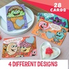 image:imagePeaceable Kingdom Valentines Cards for Kids Classroom Set of 28 Valentines Day Gifts  Scratch off Jokes  28 readytogive valentines for the whole class