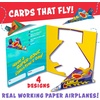 image:imagePeaceable Kingdom Valentines Day Gift for Kids Party Favor  Paper Planes  28 readytogive valentines for the whole class Includes 28 Cards and envelopes