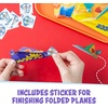 image:imagePeaceable Kingdom Valentines Day Gift for Kids Party Favor  Paper Planes  28 readytogive valentines for the whole class Includes 28 Cards and envelopes