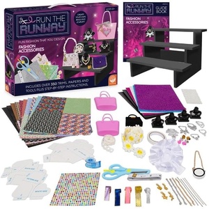 image:imageMindWare Fashion Designer Kits Run the Runway  Fashion Designer Kits Includes 350 materials including ribbons and chains Ages 8
