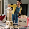 image:imageMindWare KEVA Structures 600 Plank Wooden Building Blocks Set Includes 600 Pine KEVA Planks 30 Idea Cards and Collapsible Storage Bin