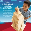 image:imageMindWare KEVA Structures 600 Plank Wooden Building Blocks Set Includes 600 Pine KEVA Planks 30 Idea Cards and Collapsible Storage Bin